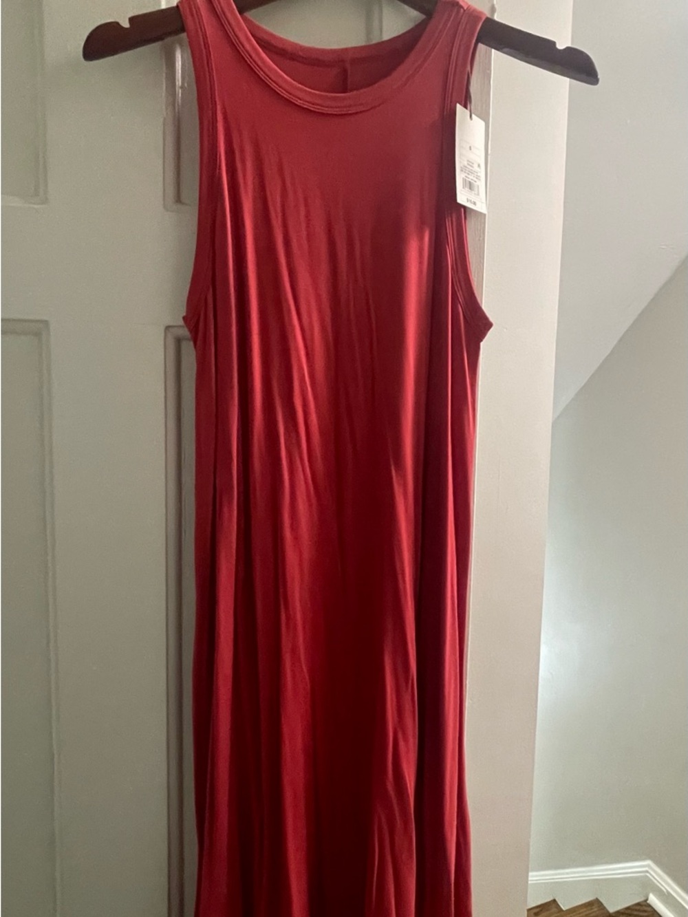 a new day Sleeveless Midi Dress in Red